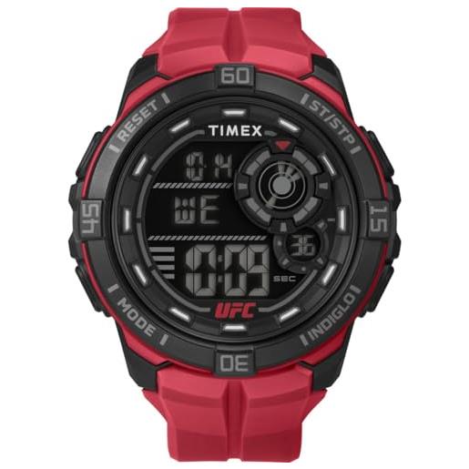 Timex orologio digitale al quarzo da uomo con cinturino in silicone tw5m59200