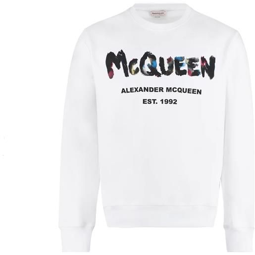 ALEXANDER MCQUEEN felpa con logo alexander mc. Queen
