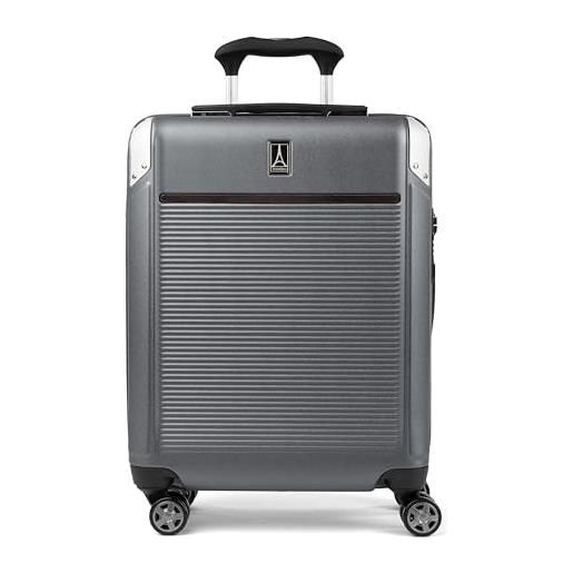 Travelpro platinum elite hardside - valigia cabina 4 ruote, 55x40x20 cm, rigida, espandibile, 39l, sabbia metallizzato, garanzia 10 anni. Sabbia metallica, espandibile, rigida con ruote girevoli. 