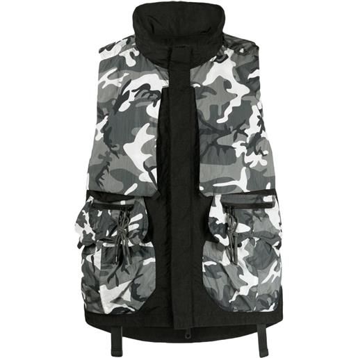Mostly Heard Rarely Seen camouflage-print layered gilet - multicolore