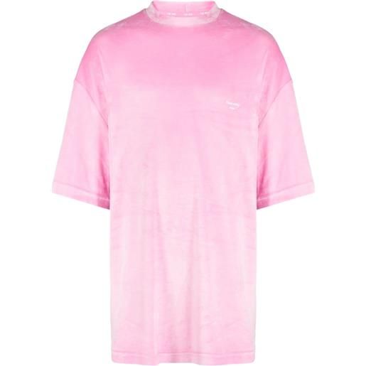 TEAM WANG design t-shirt sparkles - rosa