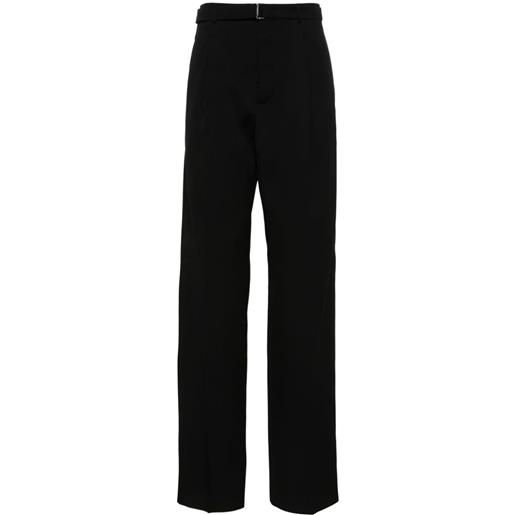 Lanvin pantaloni con pieghe - nero