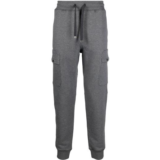 Parajumpers pantaloni sportivi con logo - grigio
