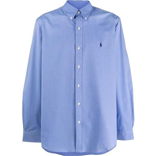 Polo Ralph Lauren camicia con ricamo - blu