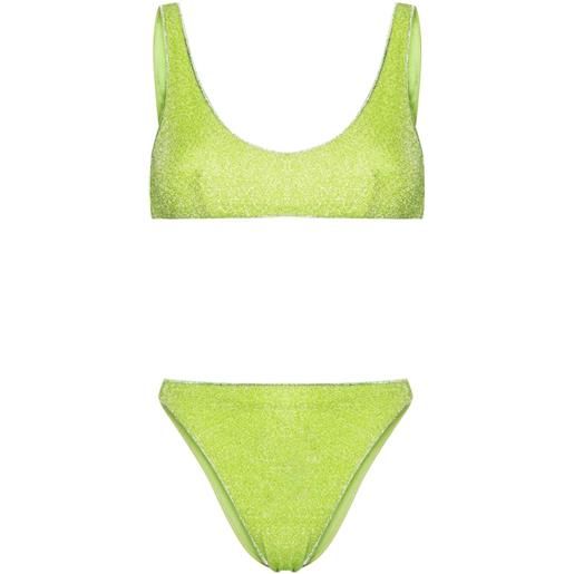 Oséree bikini lumiere lamé - verde