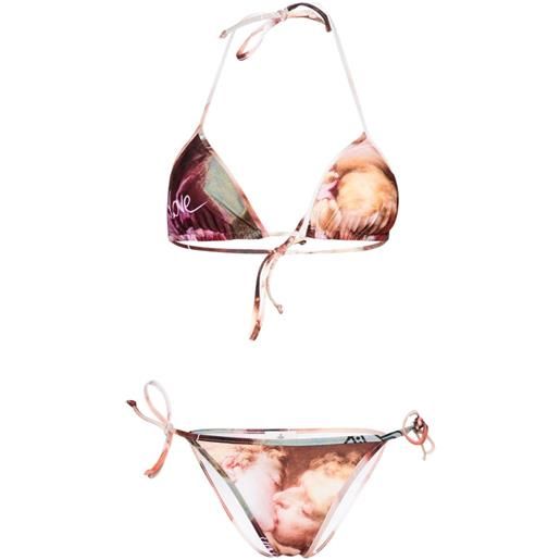 Vivienne Westwood bikini a triangolo the kiss - rosa
