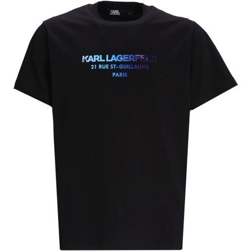 Karl Lagerfeld t-shirt con stampa - nero