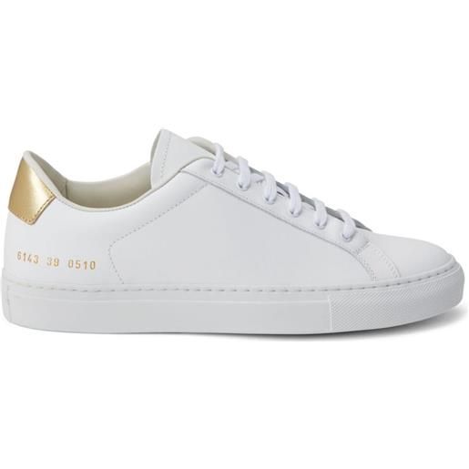 Common Projects retro leather sneakers - bianco
