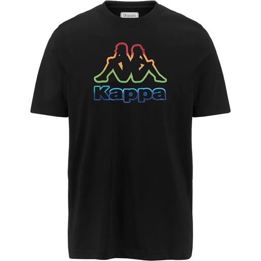 Kappa t-shirt logo friodo black da uomo