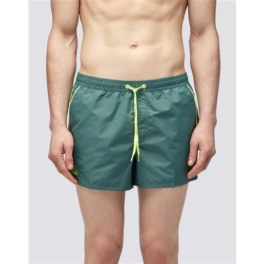 Sundek boxer mare elastic coltrane camo green da uomo