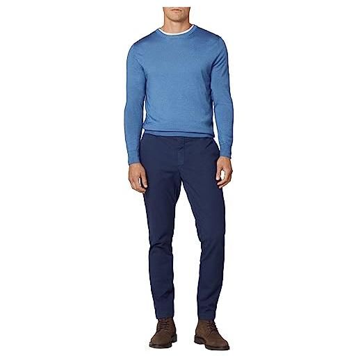 Hackett London hoxton chino pantaloni, blu (blu marino), 31w x 34l uomo
