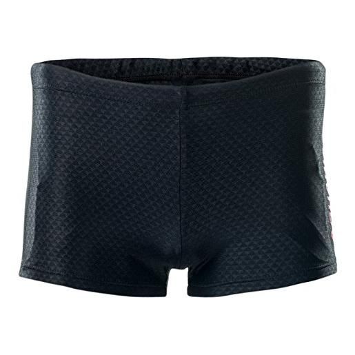 AquaWave pantalone da bagno uomo nuoto pantaloni - sportivo e confortevole, ideale per nuotare e fare il bagno - carbo, nero/arancio, l