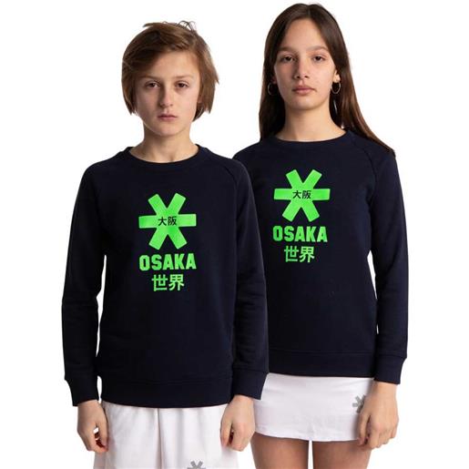 Osaka green star sweatshirt blu 12-14 years