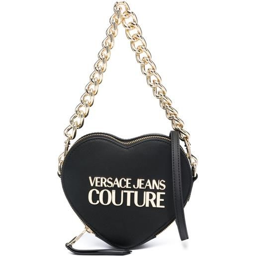 Versace Jeans Couture borsa a tracolla heart lock - nero