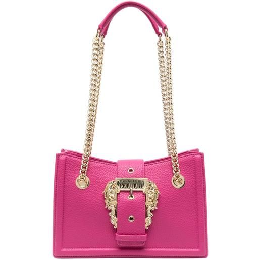 Versace Jeans Couture borsa a spalla con fibbia - rosa