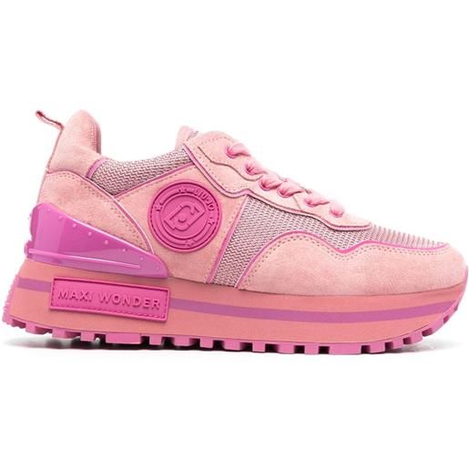 LIU JO sneakers con plateau - rosa