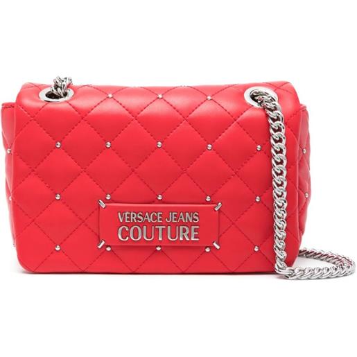 Versace Jeans Couture borsa a tracolla trapuntata - rosso