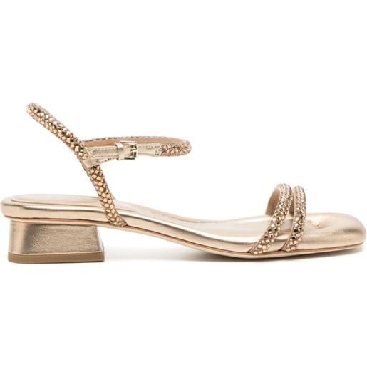 Ash icaro crystal-embellishment sandals - oro