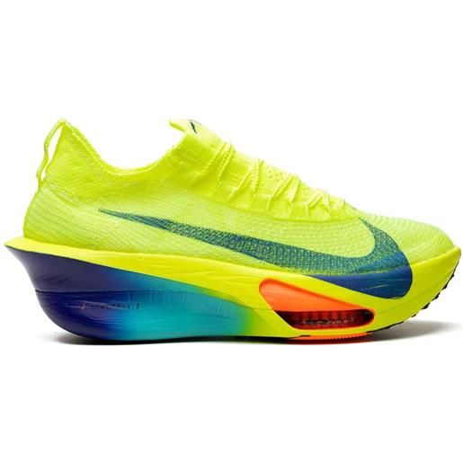 Nike zoomx alpha. Fly 3 "volt" sneakers - verde
