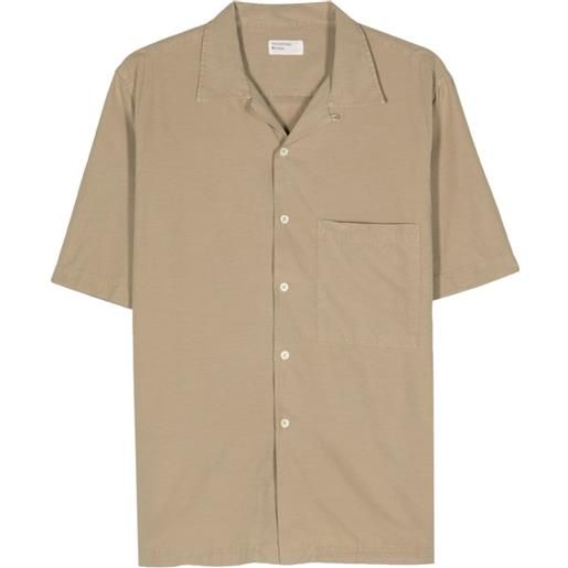Universal Works camp ii short-sleeves shirt - toni neutri