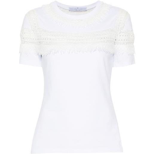 Ermanno Scervino t-shirt con frange - bianco