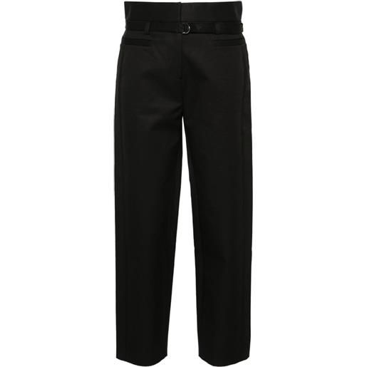 IRO valenti belted cotton trousers - nero