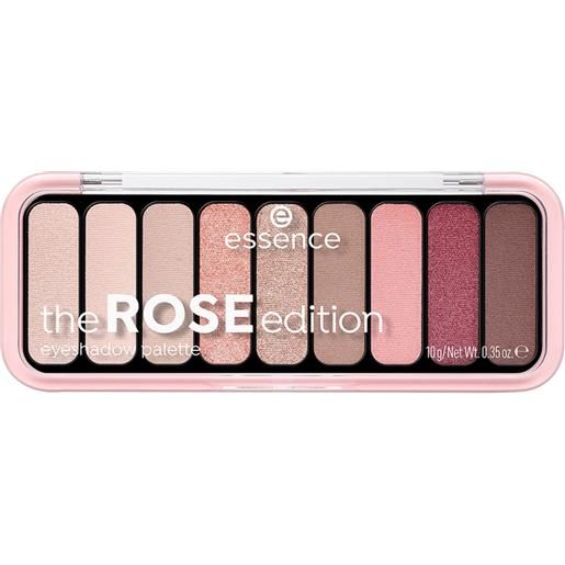 Essence the rose edition palette make up ombretti polvere compatta