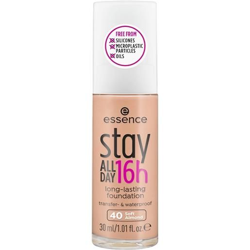 ESSENCE stay all day 16h long-lasting foundation soft almond 40