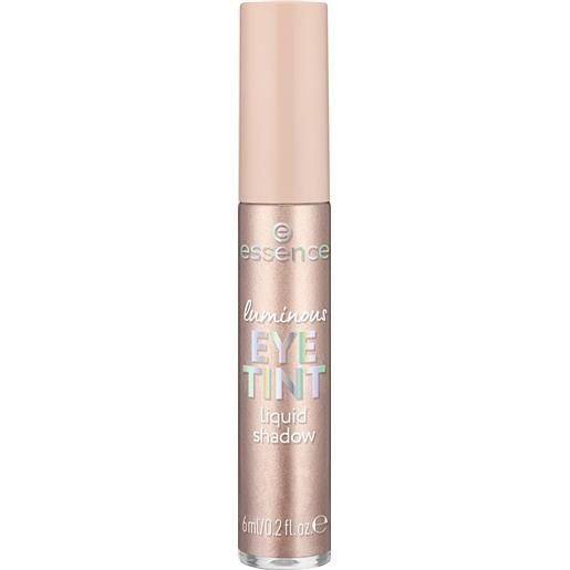 ESSENCE luminous eye tint 03 shimmering taupe ombretto fluido