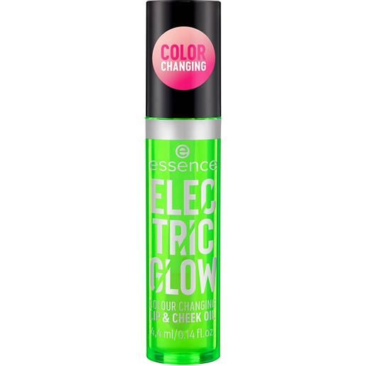 ESSENCE electric glow lip oil & blush colour changing oil blush multiuso 4,4 ml