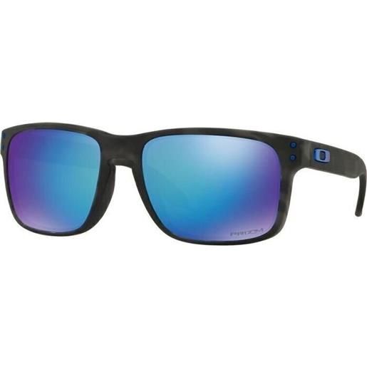 Oakley holbrook 9102g7 matte black tortoise/prizm sapphire polarized occhiali lifestyle