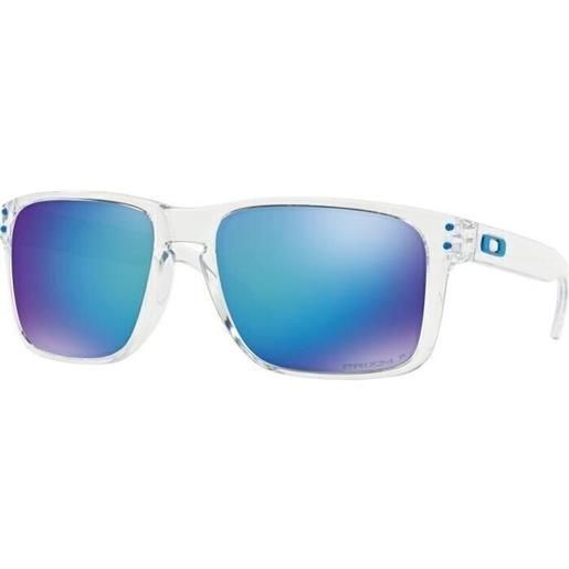 Oakley holbrook xl 941707 polished clear/prizm sapphire polarized xl occhiali lifestyle