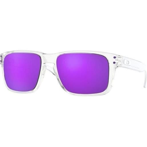 Oakley holbrook xs 90071053 polished clear/prizm violet xs occhiali lifestyle