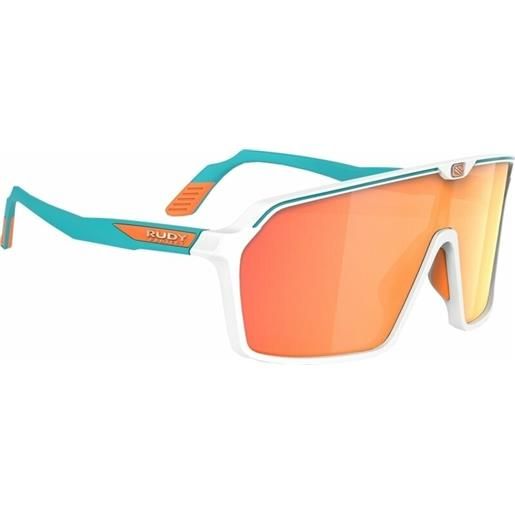 Rudy Project spinshield white/water matte/multilaser orange uni occhiali lifestyle