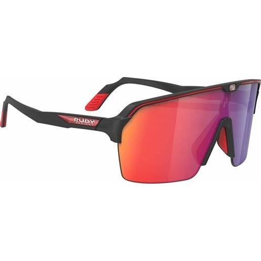 Rudy Project spinshield air black matte/multilaser red uni occhiali lifestyle