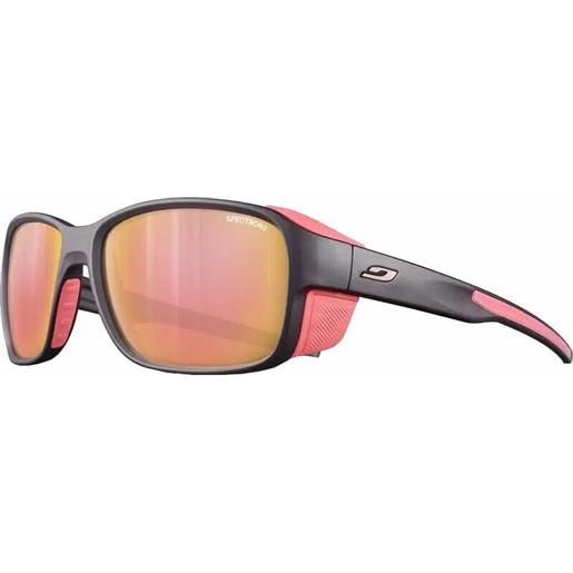 Julbo monterosa 2 dark purple/pink/smoke/pink flash occhiali da sole outdoor