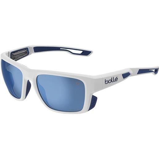 Bollé airdrift white matte navy/volt+ offshore polarized occhiali da sole yachting
