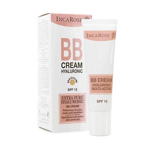 Incarose - crema viso idratante - bb cream hyaluronic - medium