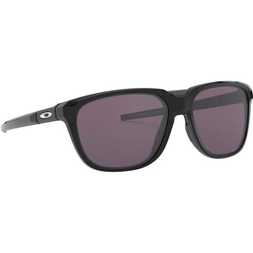 Oakley anorak prizm gray sunglasses nero, grigio prizm grey/cat3