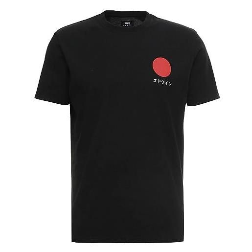 Edwin giapponese sun ts t-camicia, nero (nero 8967), m uomo