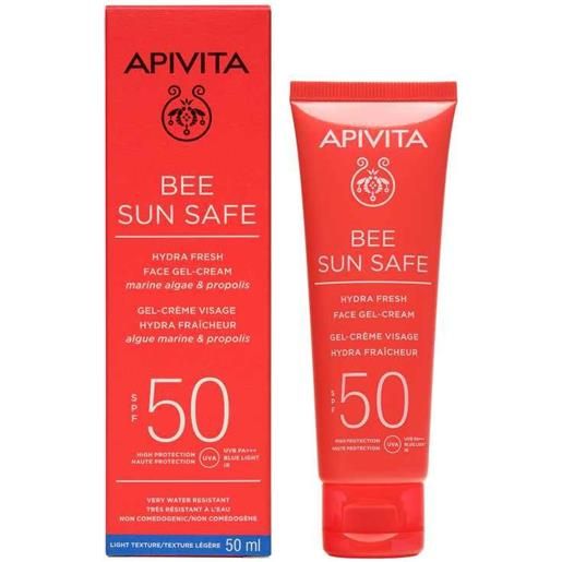 Apivita sun hydra fresh crema gel solare viso spf50 50ml