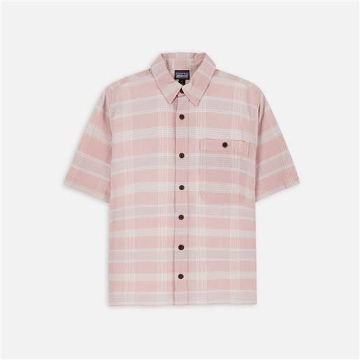 Patagonia a/c ss shirt discovery: whisker pink uomo