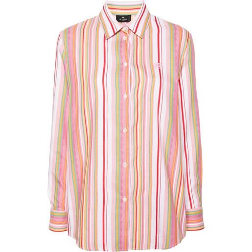 ETRO camicia a righe - rosa