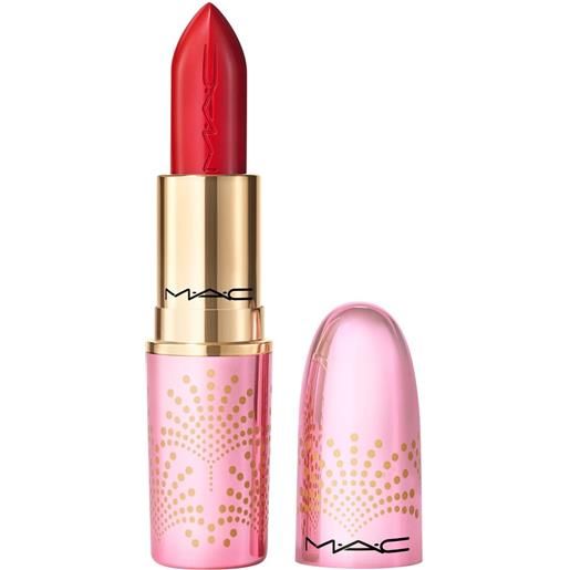 MAC lustreglass sheer-shine lipstick / bubbles & bows 3g rossetto put a bow on it