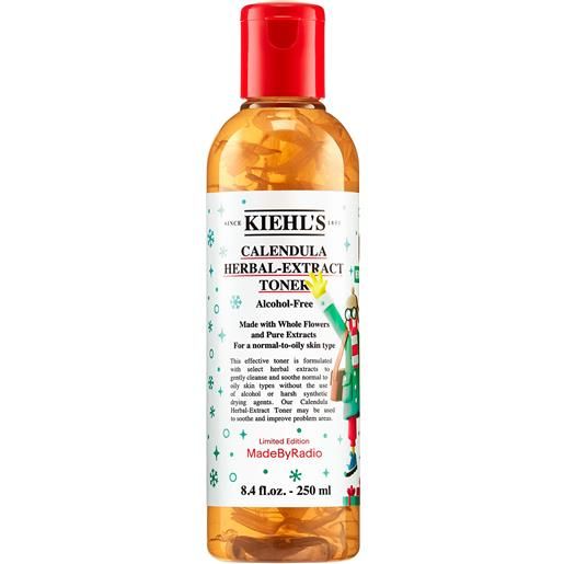 KIEHL'S calendula herbal extract alcohol-free toner - holiday collection 2022 250ml tonico viso
