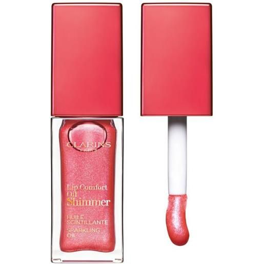 Clarins lip comfort oil shimmer gloss 05 pretty in pink