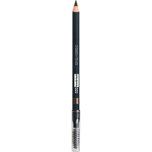 Pupa eyebrow pencil matita sopracciglia 002 brown