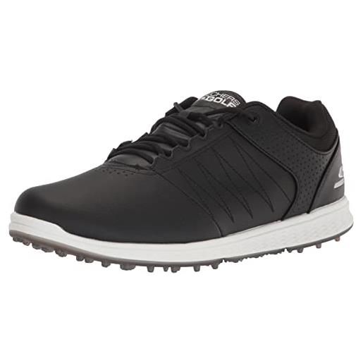 Skechers pivot spikeless - scarpe da golf da uomo, taglia 40, colore: nero, nero, 8.5 wide