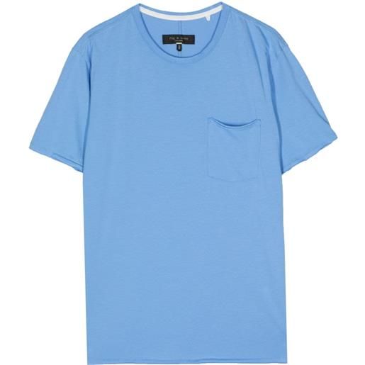 rag & bone t-shirt miles - blu