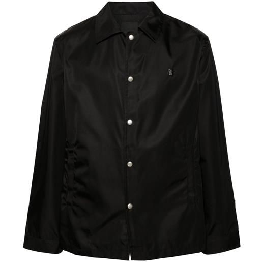 Givenchy camicia con applicazione - nero